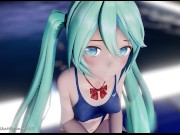 Preview 3 of Connection Dance - Hatsune Miku and Kagamine Rin | MMD R-18 Vocaloid