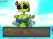 Preview 2 of Hornycraft Creeper Boobs Job IN the Beach GAME GALLERY
