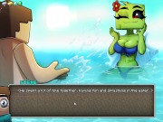 Preview 6 of Hornycraft Creeper Boobs Job IN the Beach GAME GALLERY