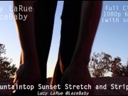 Preview 3 of Mountaintop Sunset Stretch and Strip Trailer Lucy LaRue LaceBaby