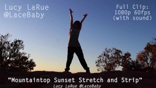 Mountaintop Sunset Stretch and Strip Trailer Lucy LaRue LaceBaby