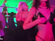 Preview 1 of Tits out on the dancefloor at a packed night club!