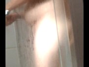 Preview 2 of SPY A CHUBBY BOY TAKING A SHOWER