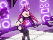 Preview 4 of Hyperdimension Neptunia Iris Heart Hentai Undress Dancing Plutia Killer Lady MMD 3D Big Boobs