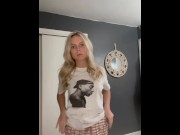 Preview 2 of Onlyfans top 1% blonde with big tits strip tease
