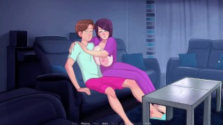 SexNote [v0.20.0d] [JamLiz] 2d sex game | Evening yoga workout cumshot in mouth and pussy