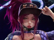 Preview 1 of K/DA Akali Tests Your Endurance! League of Legends(Multiple Endings, Challenge, Edge) - Hentai JOI