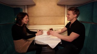 Best comedy in porn history! Meeting on the train ended hot sex. Sirena Milano