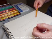 Preview 1 of Coloring for adults - Cinnamonbunny86 draws your dick