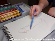 Preview 3 of Coloring for adults - Cinnamonbunny86 draws your dick