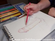 Preview 5 of Coloring for adults - Cinnamonbunny86 draws your dick