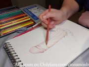 Preview 6 of Coloring for adults - Cinnamonbunny86 draws your dick
