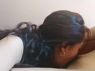 Latina Sleep Suck - ðŸ‘… Latina with loose hair enjoys sucking it | free xxx mobile videos -  16honeys.com