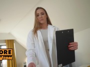 Preview 2 of POV - Horny doctor Alexis Crystal has a secret fuck fetish
