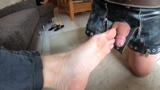 Cuffed Footjob TRailer