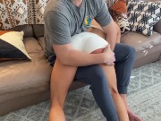 Preview 4 of Petite fit girl gets a rough spanking from daddy