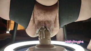 Wife talks dirty and squirts when talking about getting more dicks