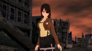 Shingeki no Kyojin (Attack on Titan) Hentai 3D - Hange Zoe