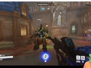 Preview 4 of 【Overwatch2】032 Monk tried to put his ball into everyone's ass