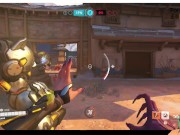 Preview 3 of 【Overwatch2】033 Mercy can't take Rein's big giant rod