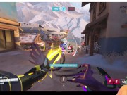 Preview 6 of 【Overwatch2】033 Mercy can't take Rein's big giant rod