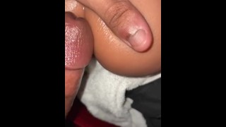 Sexy Black Guy With Nice BBC fucks Tight Wet Sex Toy