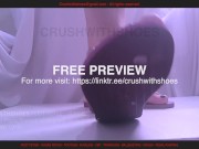 Preview 2 of Flip-Flops Cock Crush Shoejob ending with footjob cum