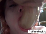 Preview 5 of Red Headed Slut Zoey Nixon Loves Sucking Cock