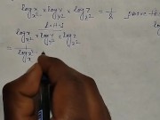 Preview 5 of logarithm Math || Math teacher log Part 8