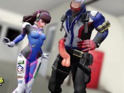 Preview 2 of D.VA BALLBUSTING - Nerf This!