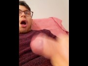 Preview 4 of A hand that goes up and down with its big dick