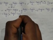 Preview 4 of logarithm Math rules and formulas || Log Math Part 13 (Pornhub)