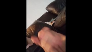 Stroking my 10 INCH COCK until I bust my load