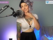 Preview 1 of SFW ASMR Relaxing Elf Sounds - PASTEL ROSIE Amateur Busty Egirl - Tattooed Elf Tingles for Immunity
