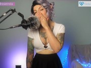Preview 3 of SFW ASMR Relaxing Elf Sounds - PASTEL ROSIE Amateur Busty Egirl - Tattooed Elf Tingles for Immunity
