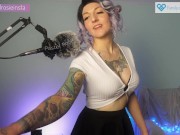 Preview 5 of SFW ASMR Relaxing Elf Sounds - PASTEL ROSIE Amateur Busty Egirl - Tattooed Elf Tingles for Immunity