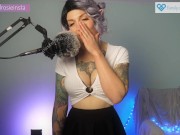 Preview 6 of SFW ASMR Relaxing Elf Sounds - PASTEL ROSIE Amateur Busty Egirl - Tattooed Elf Tingles for Immunity