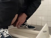 Preview 4 of public toilet asian style peeing and masturbating