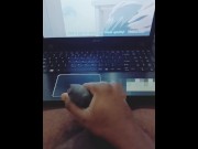 Preview 5 of Jerking off by watching Hentai porn video.