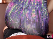 Preview 6 of Amateur Latina in Tight Leggings Dancing on Cock, Lap Dance is the best Cardio!