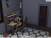 Preview 1 of The Sims Ep.1 Step sister fucks little nerd step brother and gets pregnant