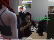 Preview 2 of The Sims Ep.1 Step sister fucks little nerd step brother and gets pregnant