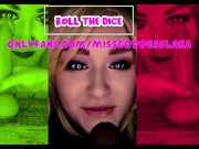 Preview 1 of Roll the Dice Suck your Dildo with me THE ONLINE GAME