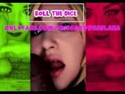 Preview 3 of Roll the Dice Suck your Dildo with me THE ONLINE GAME