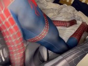 Preview 5 of Spider-Man fucks spider girl - OF handcuffdaddy