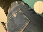Preview 1 of Quick video of me pissing in a cafe restroom