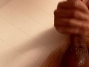 Preview 4 of Stroking My Thick Cock In The Shower Till I Cum (Cumshot) @DeepInYourGuts888