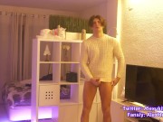 Preview 2 of High class prettyboy cums while his parents are not at home.