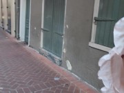 Preview 2 of Hubby wanted to show off my tits and pussy on our New Orleans adventure