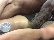 Preview 5 of Daddy cumming hard in my tight ass